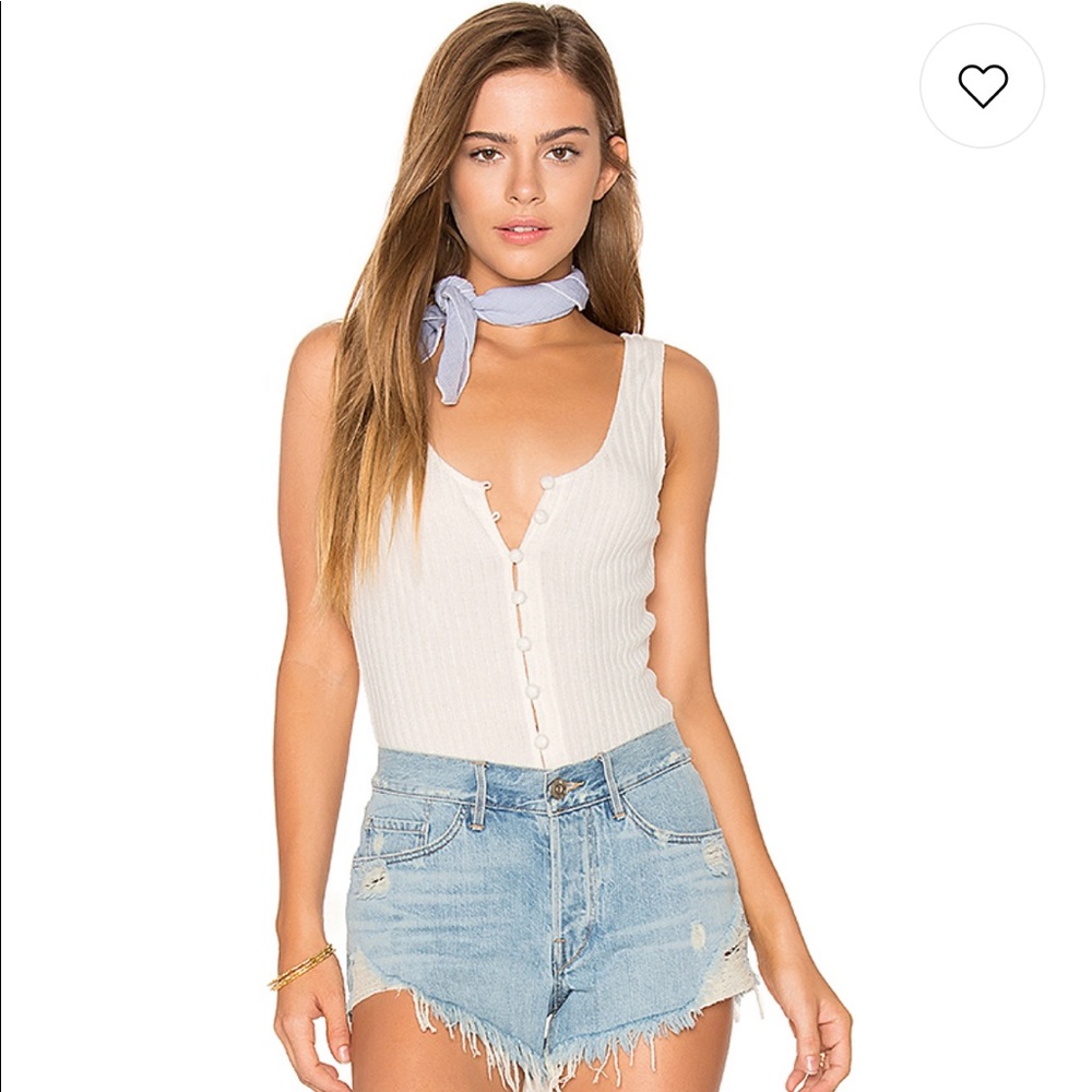 NWT Privacy Please Gyle Bodysuit Off White S